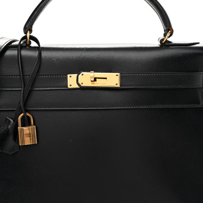 Hermes Box Kelly Sellier 32 Black 8 of 13