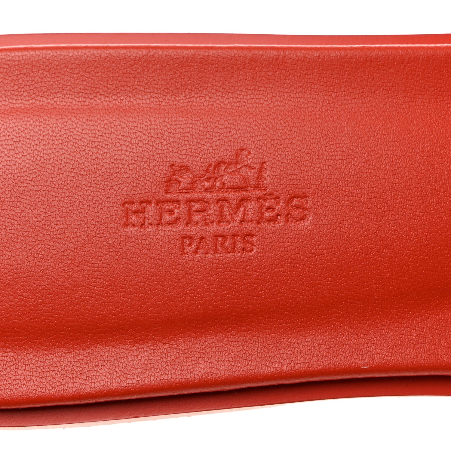 Hermes Calfskin Oran Sandals 40 Orange Capucine 6 of 9