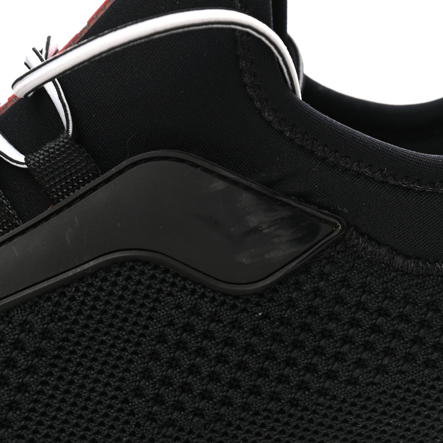 Prada Mesh Neoprene America’s Cup 45mm Sneakers 38.5 Black White 10 of 11