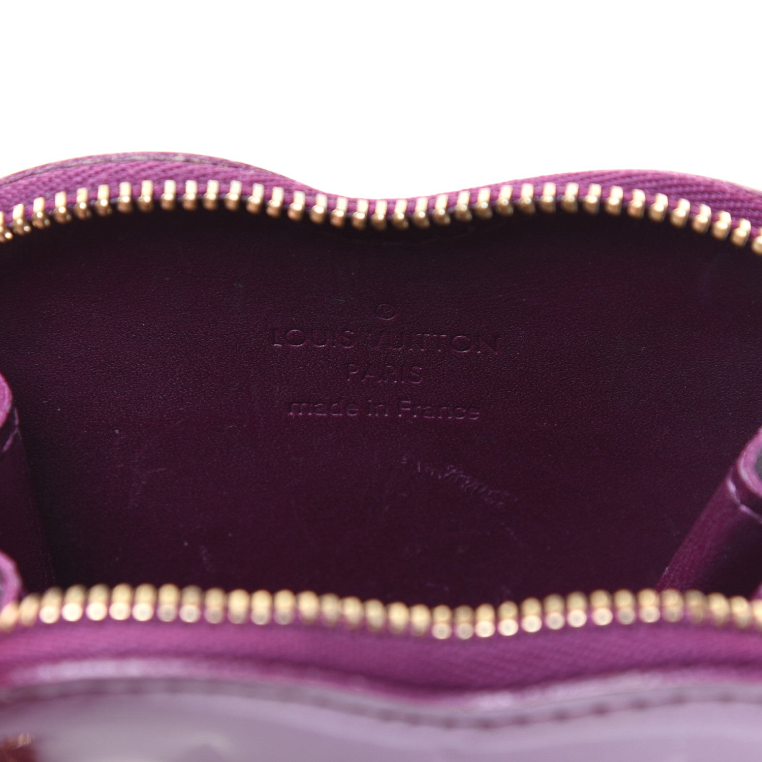 Louis Vuitton Vernis Heart Coin Purse Violet 9 of 15