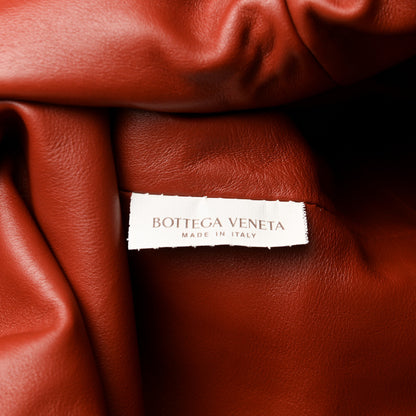 Bottega Veneta Smooth Butter Calf The Pouch Oversized Clutch Rust 7 of 11