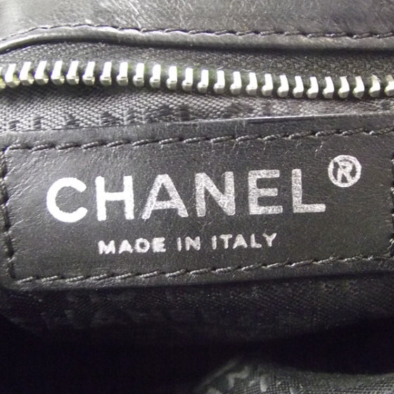 Chanel Leather Sac Pochette Black 7 of 9