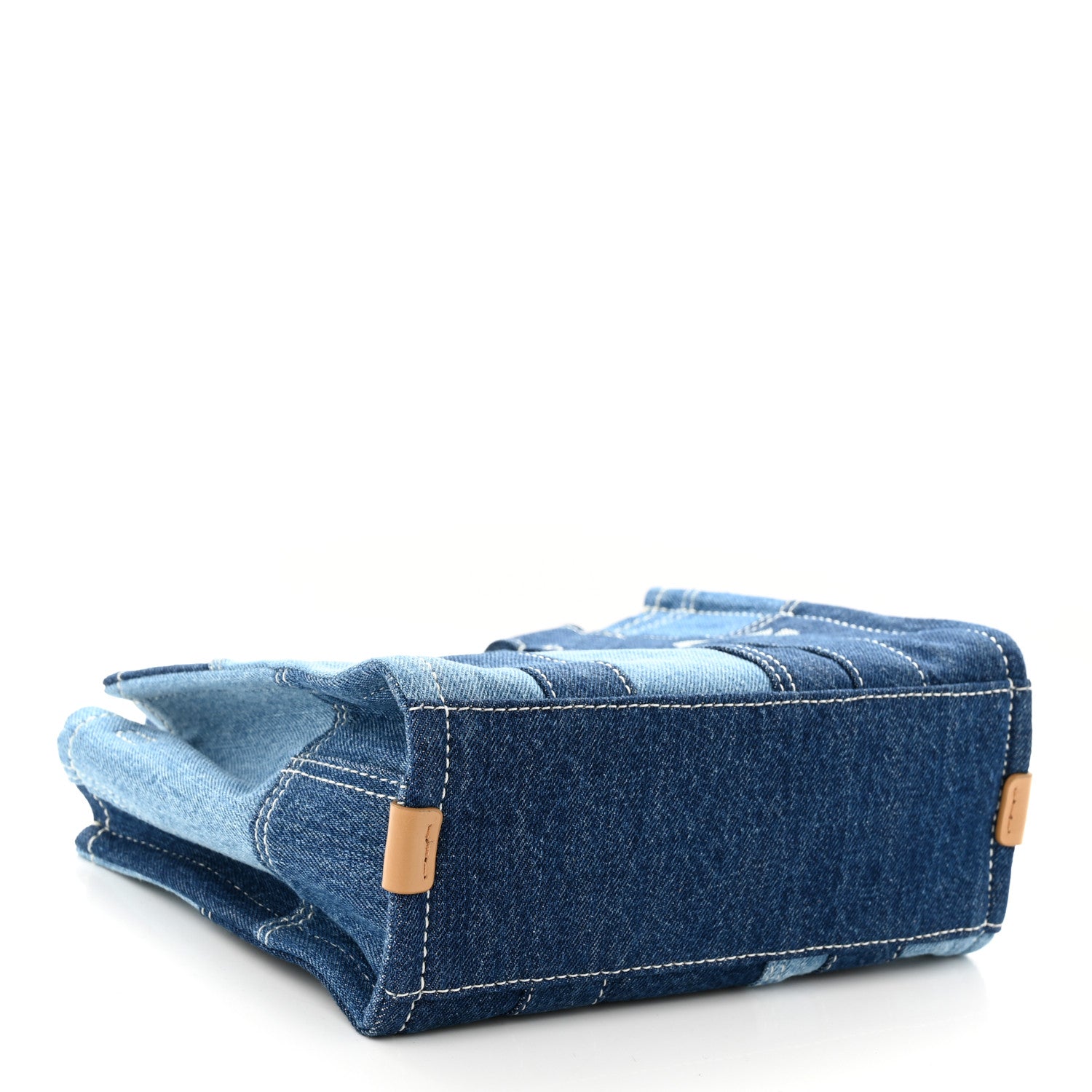 Marc Jacobs Denim Canvas Small Tote Bag Blue 4 of 9