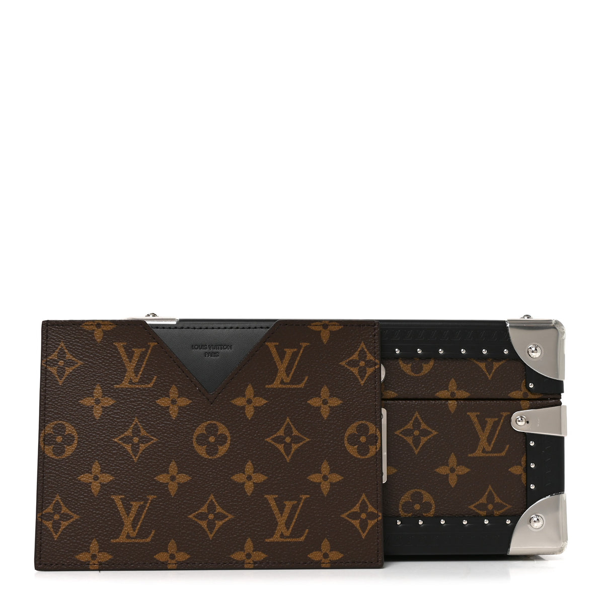 Louis Vuitton Monogram Macassar Coffret Tresor 24 Jewelry Case 3 of 11