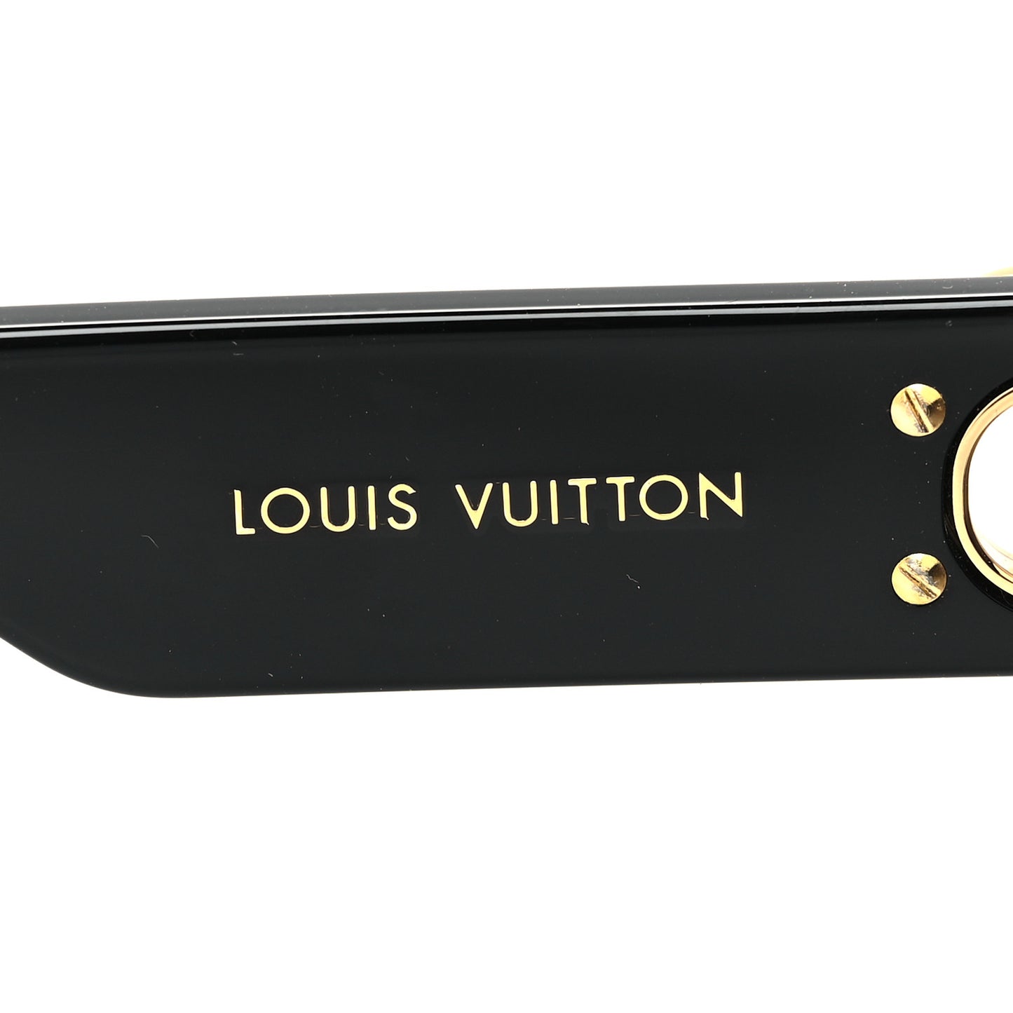 Acetate LV Link PM Square Sunglasses Z1566E Black