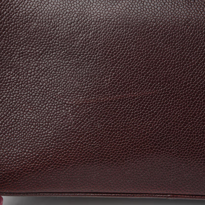 Chanel Caviar Quilted Medallion Tote Bordeaux 9 of 12
