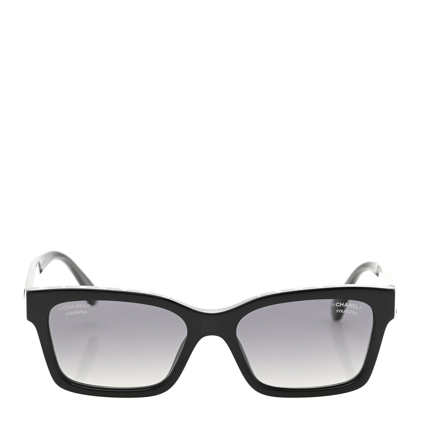 Acetate Polarized Square Sunglasses 5417 Black
