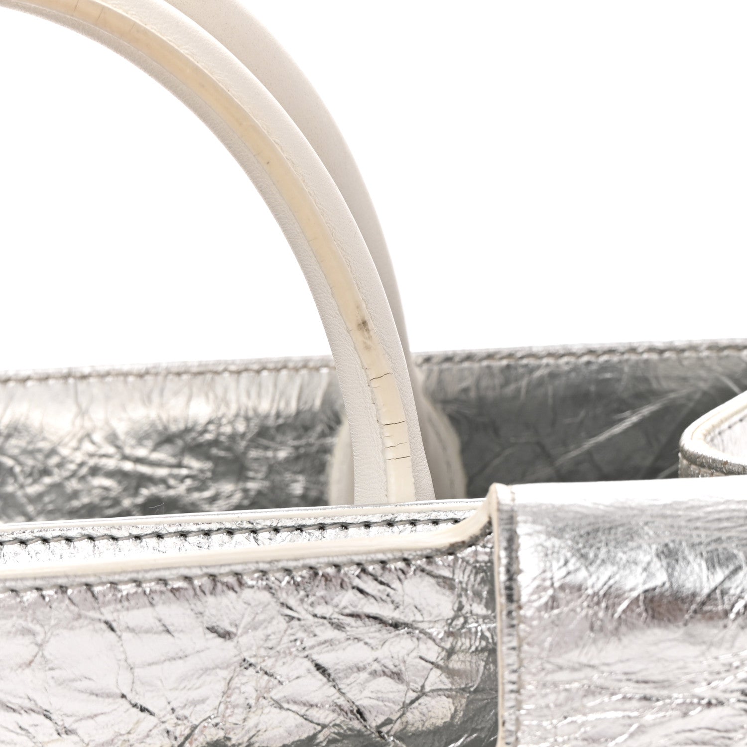 Christian Dior Metallic Calfskin Medium Diorever Flap Silver 21 of 22