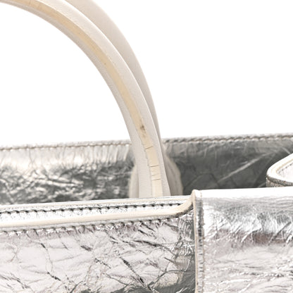 Christian Dior Metallic Calfskin Medium Diorever Flap Silver 21 of 22