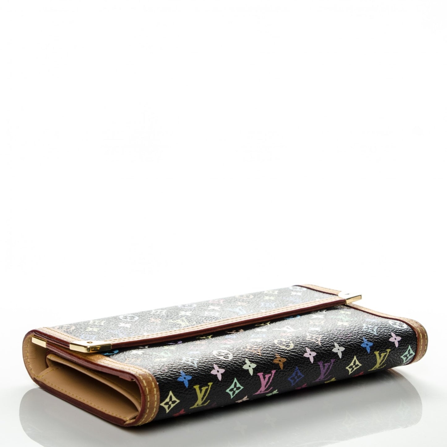 Monogram Multicolor Porte Tresor International Wallet Black