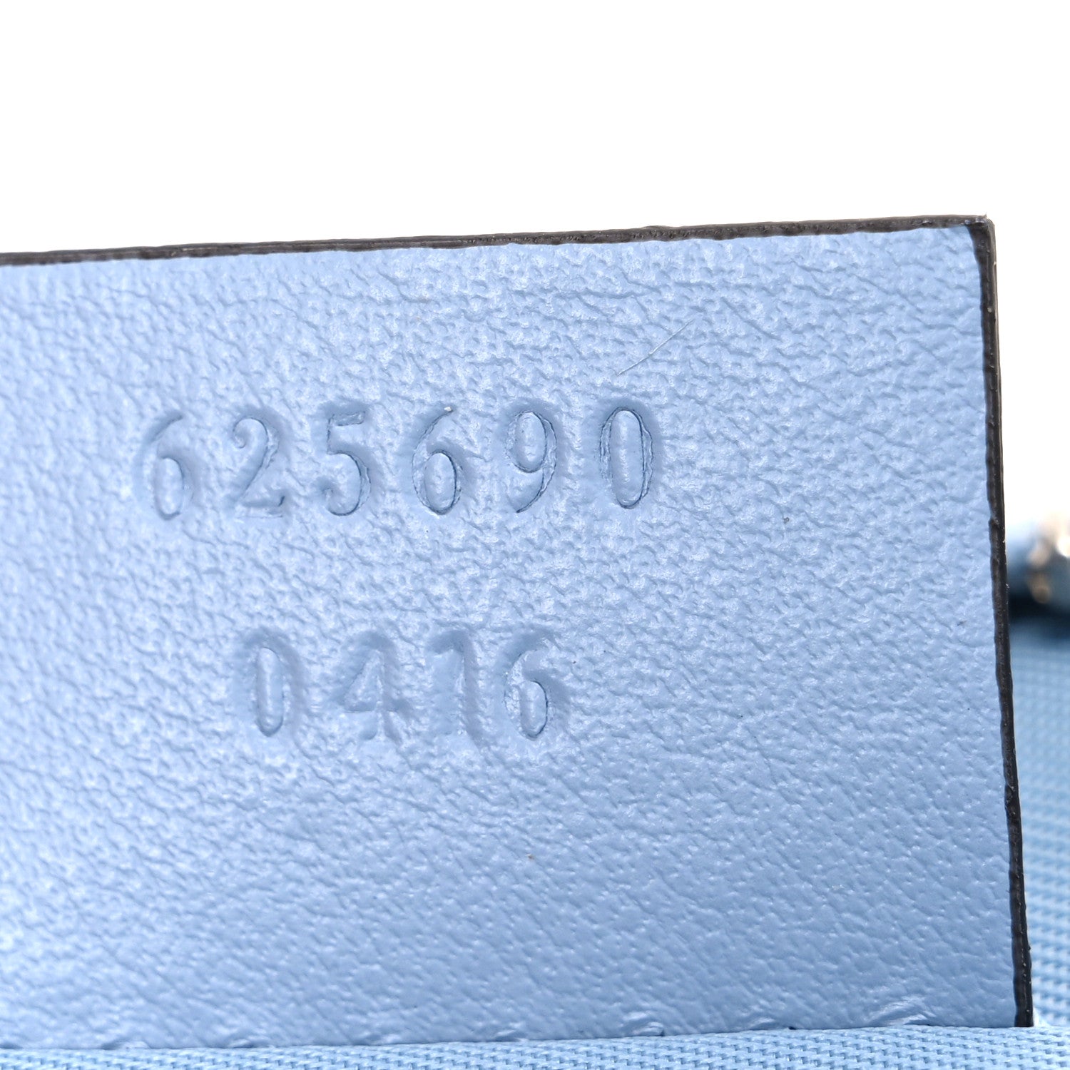 Gucci Calfskin Matelasse Large GG Marmont Pouch Cosmetic Case Porcelain Light Blue 7 of 8