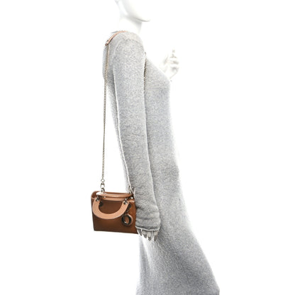 Christian Dior Metallic Lizard Mini Lady Dior Beige 2 of 9