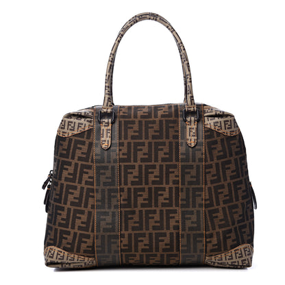 Fendi Zucca Zucchino Spalmati Large B Mix Tote Tobacco 1 of 11