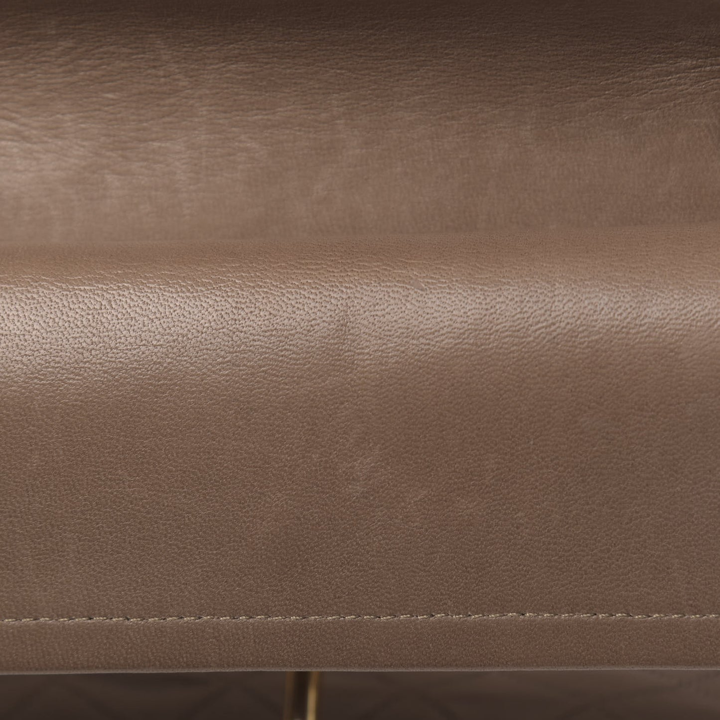 Lambskin Quilted Small Double Flap Beige