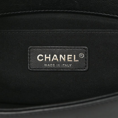 Chanel Lambskin Quilted Medium Boy Flap Black 6 of 19