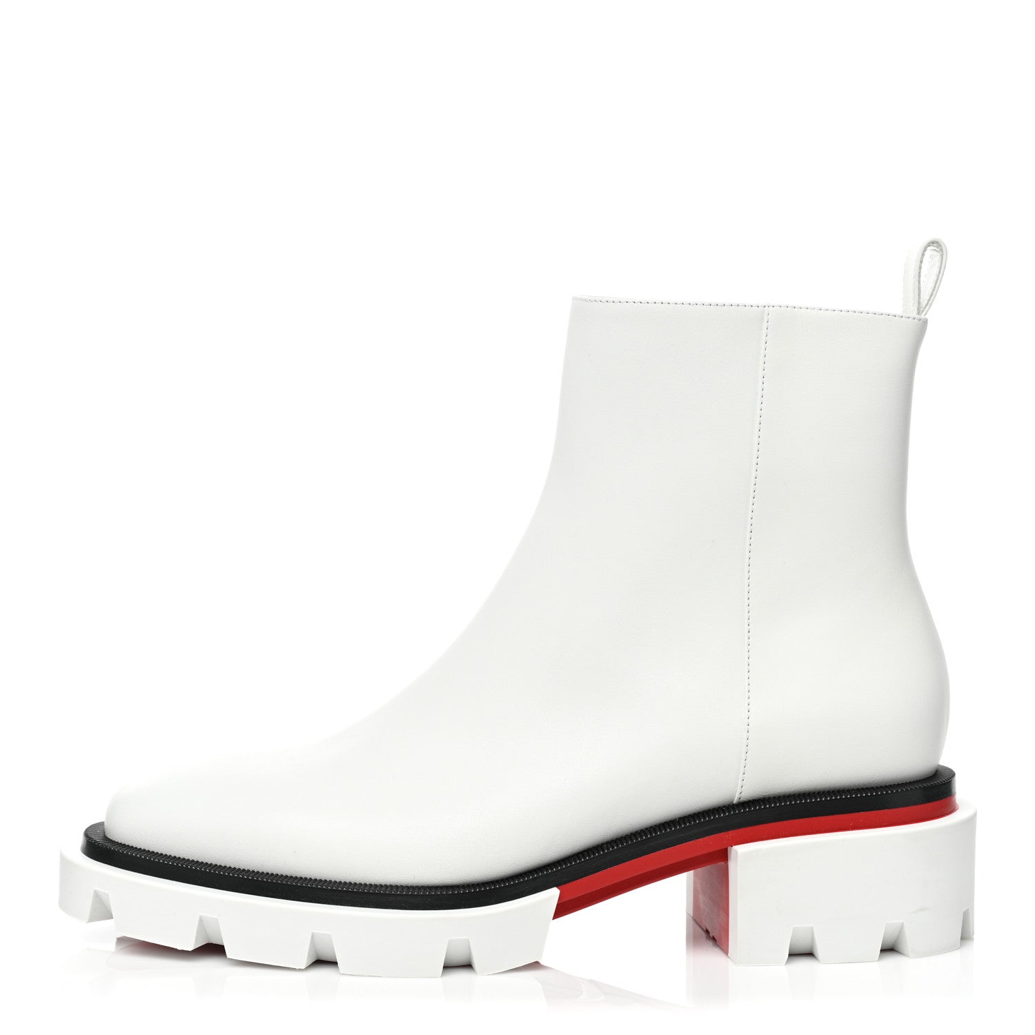 Christian Louboutin Calfskin Maxiboot Boots 37 Bianco 1 of 8