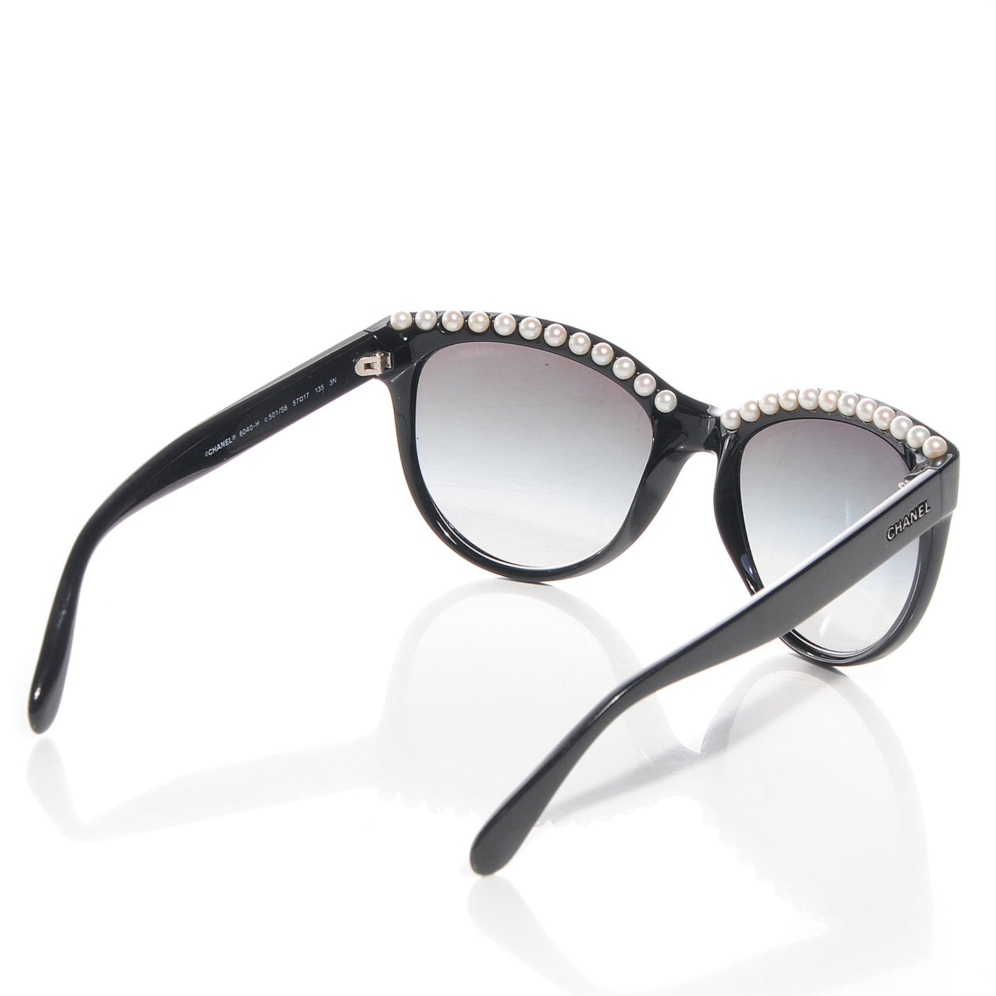 Freshwater Pearl Butterfly Sunglasses 6040 H Black