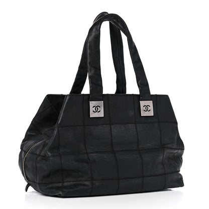 Chanel Caviar Square Stitched Tote Black 2 of 23