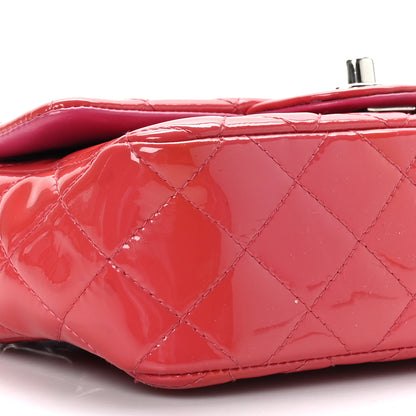 Chanel Patent Calfskin Quilted Mini Rectangular Flap Pink 8 of 11