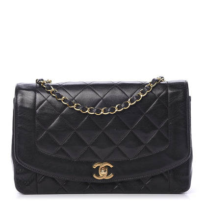 Chanel Lambskin Quilted Small Single Flap Black 1 of 19