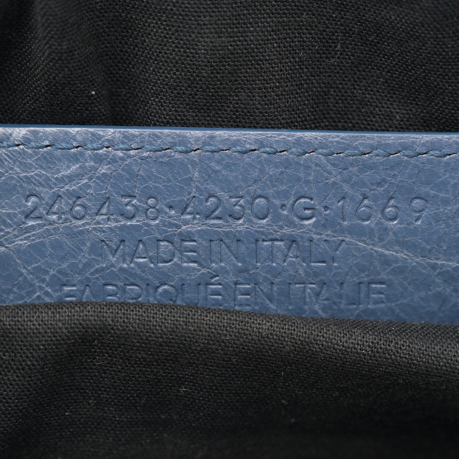 Balenciaga Agneau Classic Hardware Mini Pompon Bleu Persan 8 of 14