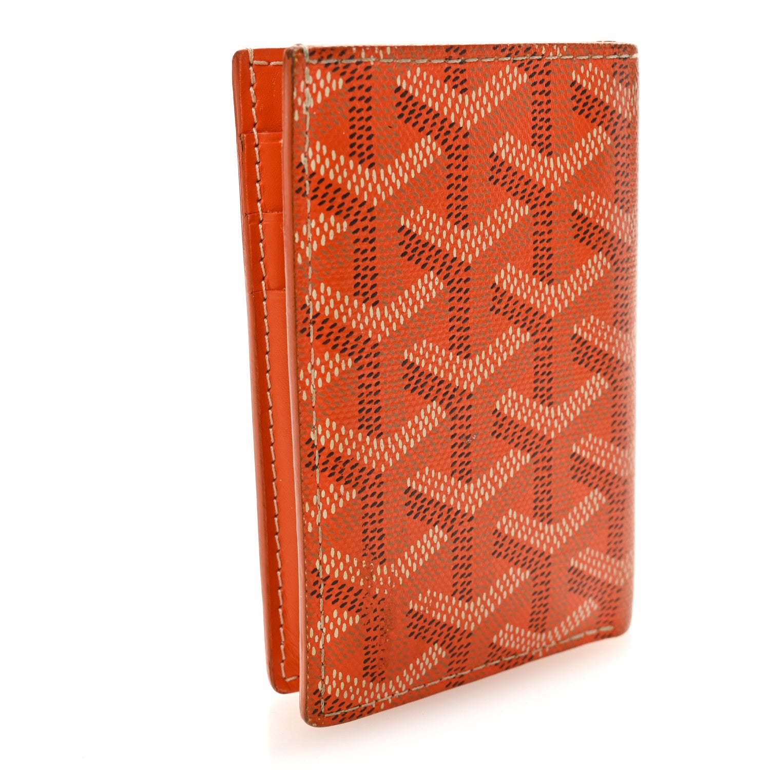Goyard Goyardine Saint Pierre Card Holder Orange 3 of 7