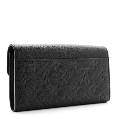 Louis Vuitton Empreinte Sarah Wallet NM Black 3 of 11