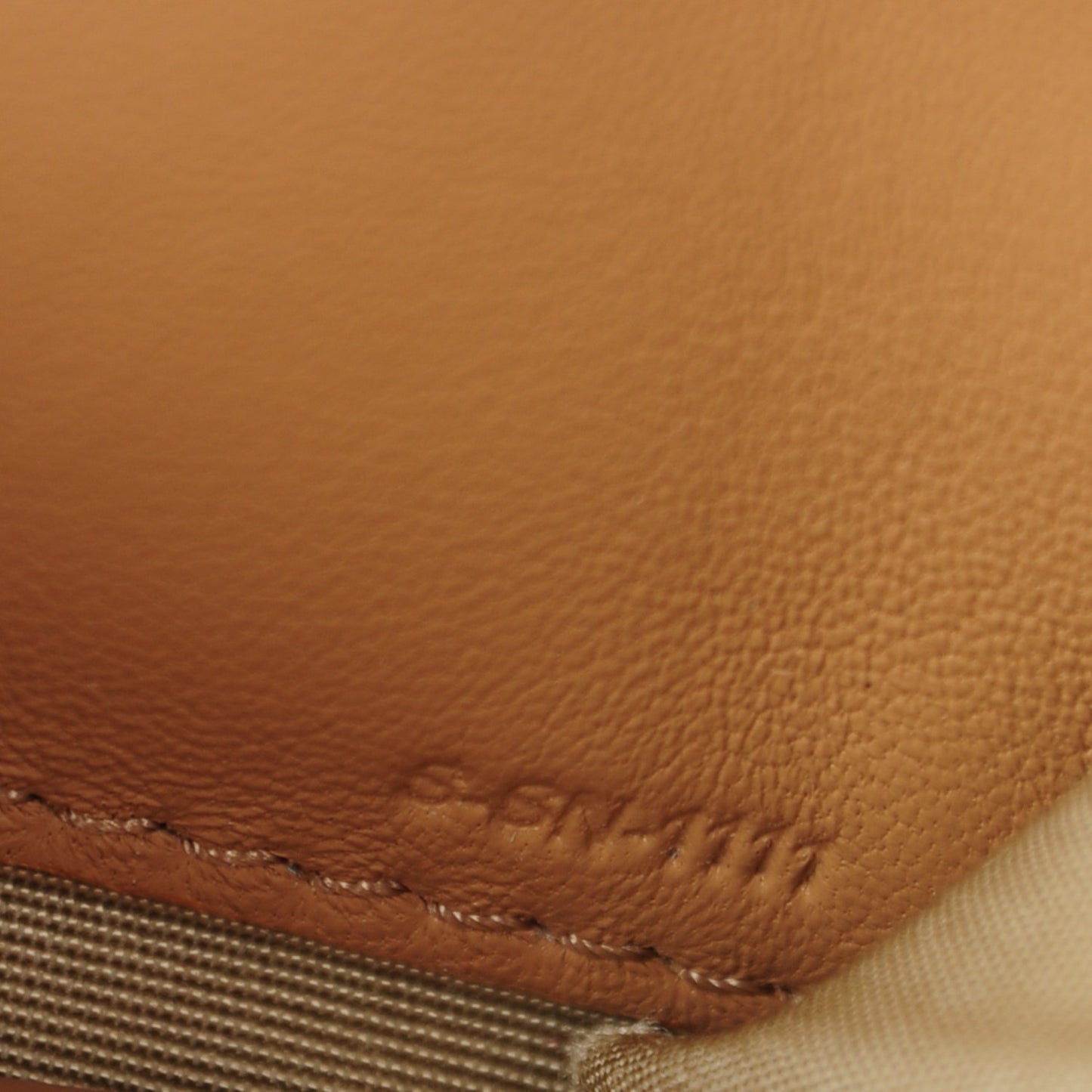 Calfskin Zip Around Card Holder Wallet Poppy
