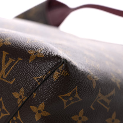 Louis Vuitton Monogram Flower Hobo Bordeaux 10 of 27