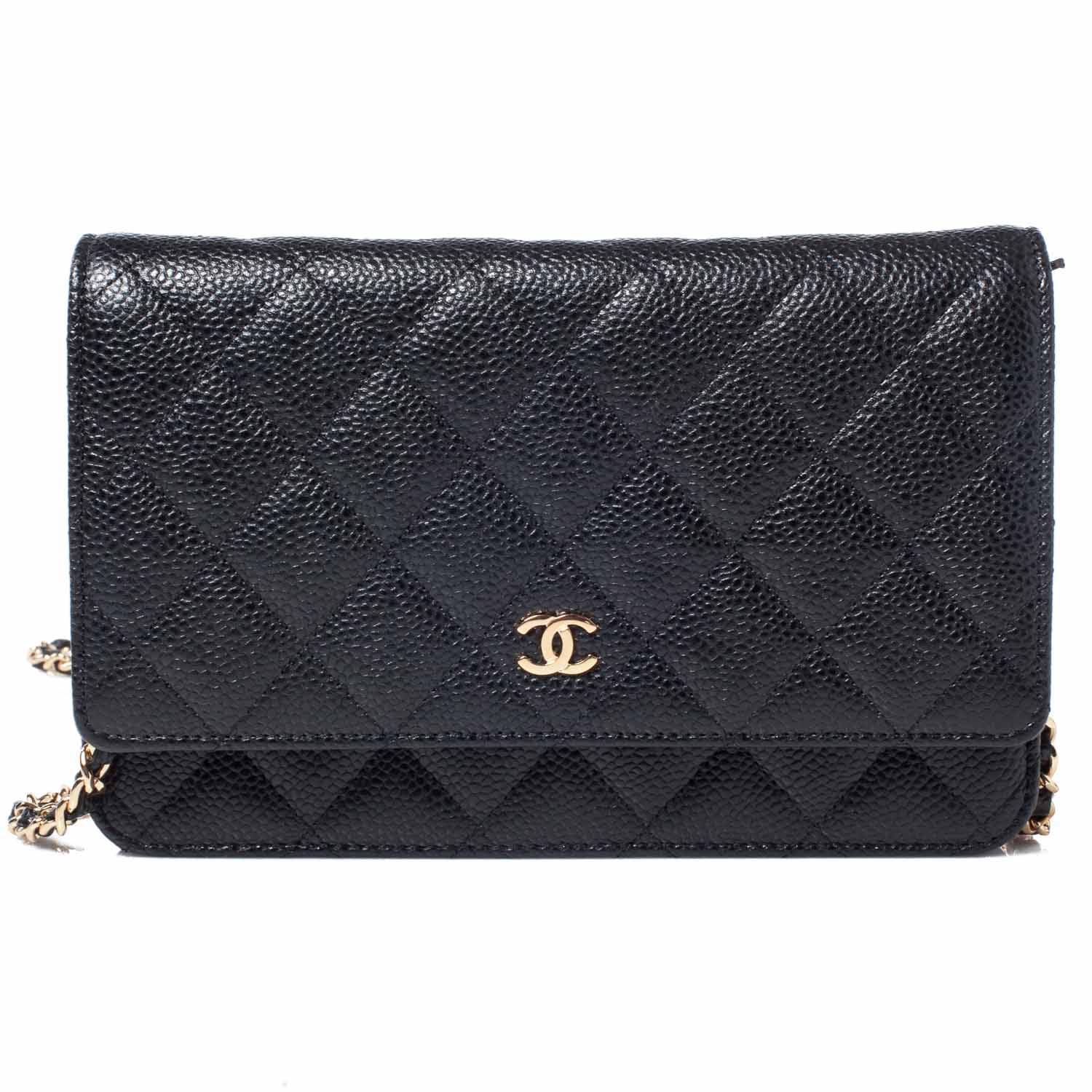 Chanel Caviar Quilted Wallet On Chain WOC Black 1 of 11
