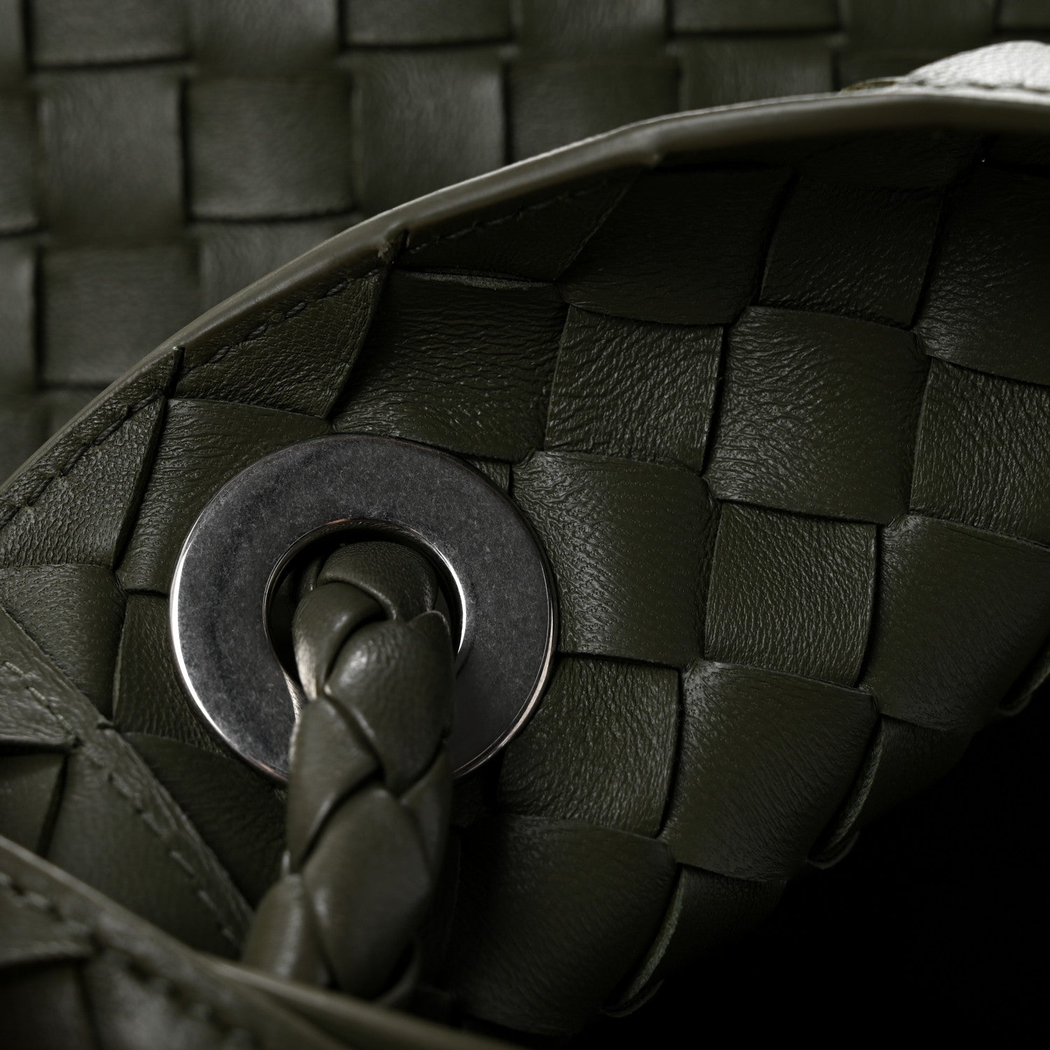 Bottega Veneta Nappa Intrecciato Large Andiamo Shoulder Bag  Aloe 14 of 14