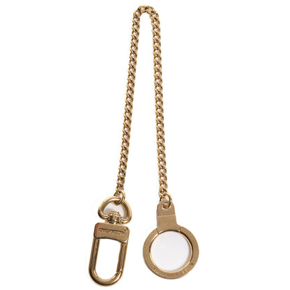 Louis Vuitton Metal Pochette Extender Key Ring Chain Gold 1 of 4