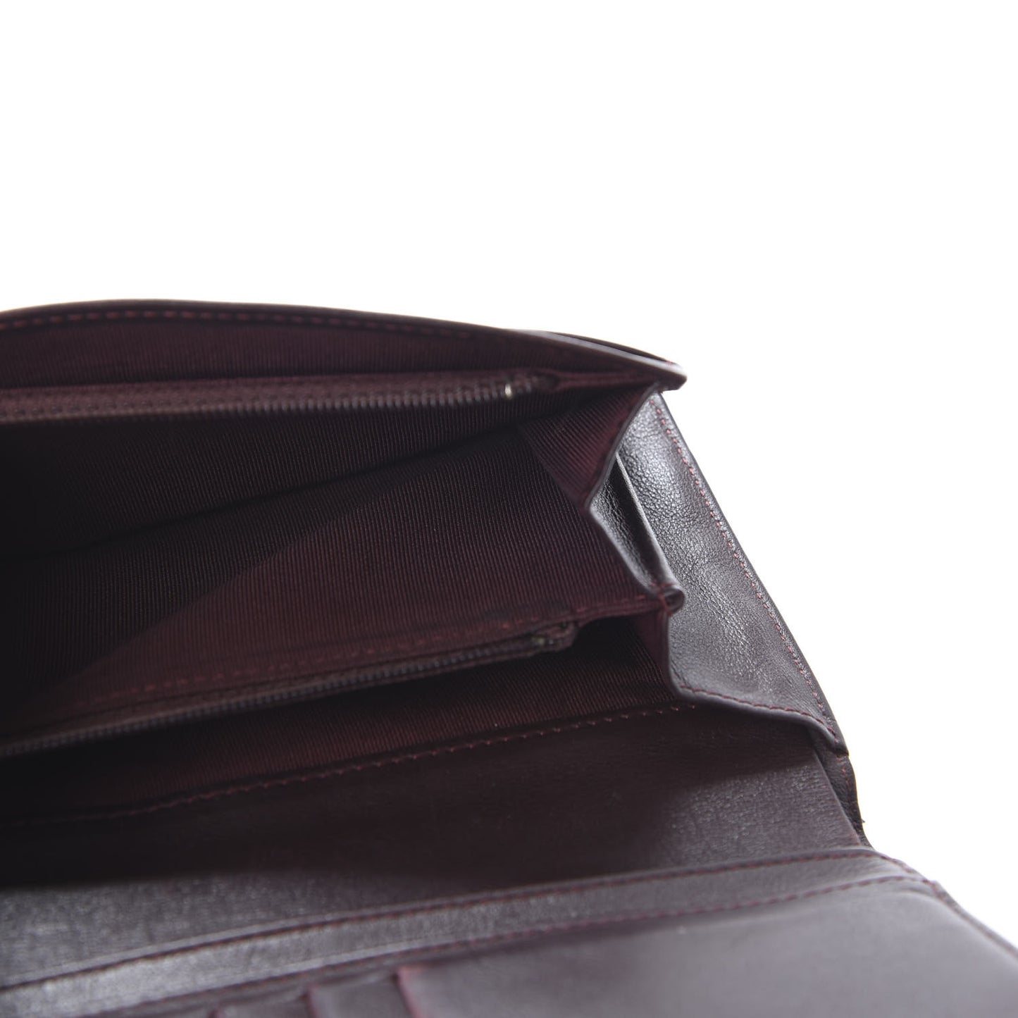Caviar Quilted Yen Wallet Black