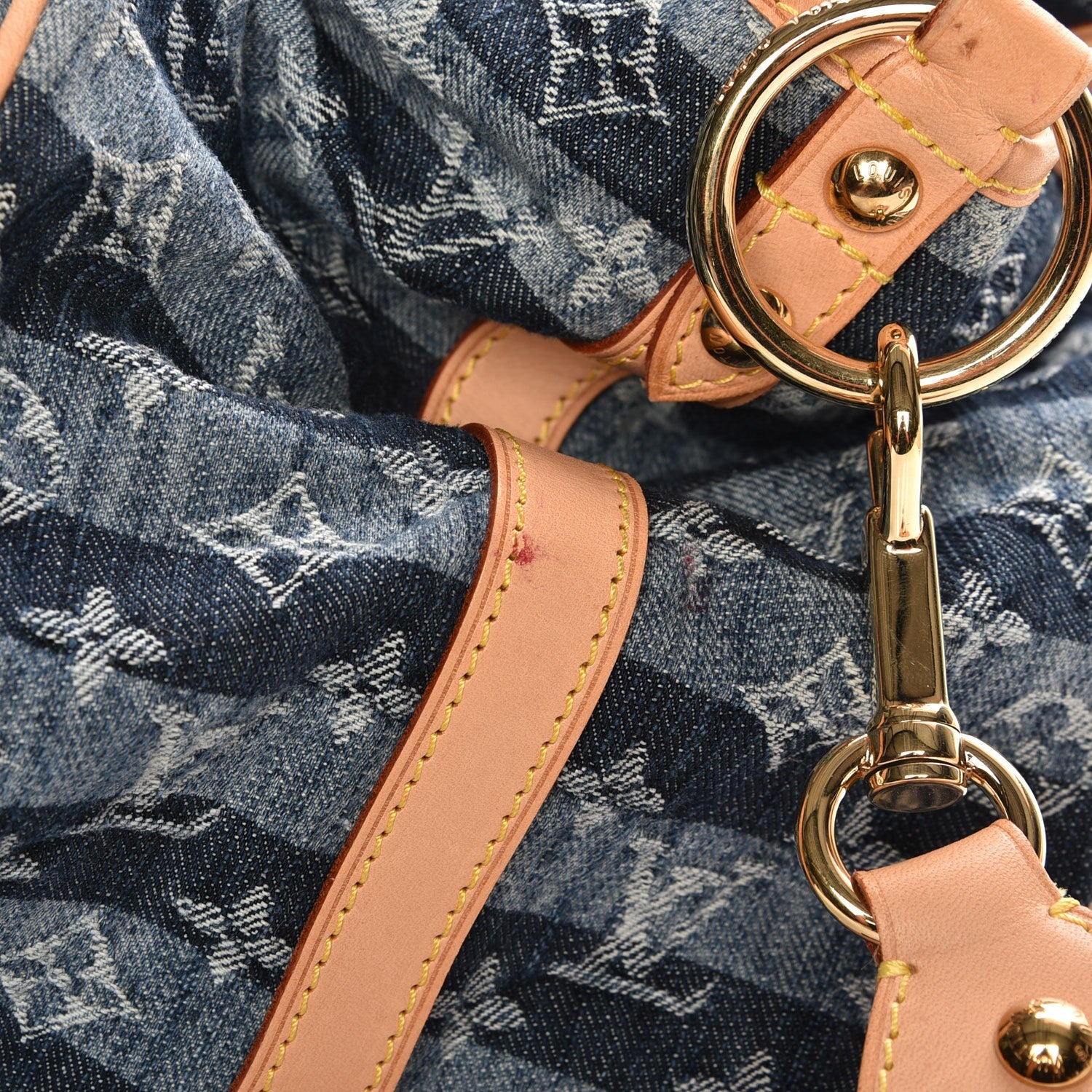 Louis Vuitton Denim Raye Cabas GM 8 of 8