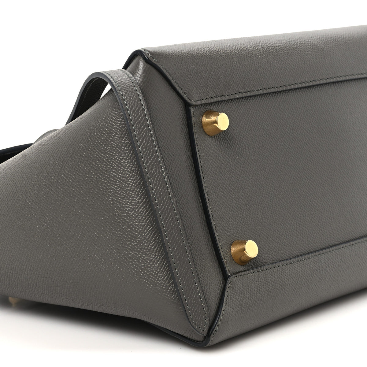 Celine Grained Calfskin Mini Belt Bag Grey 9 of 10