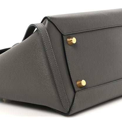 Celine Grained Calfskin Mini Belt Bag Grey 9 of 10