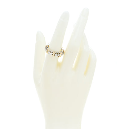 Tiffany Platinum 18K Yellow Gold Diamond Schlumberger Sixteen Stone Ring 55 7.25 2 of 6
