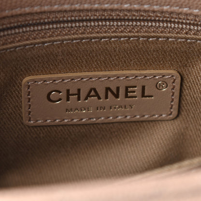 Chanel Caviar Lizard Embossed Quilted Mini Coco Handle Flap Beige 6 of 9
