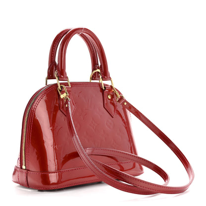 Louis Vuitton Vernis Alma BB Pomme D'Amour 3 of 14