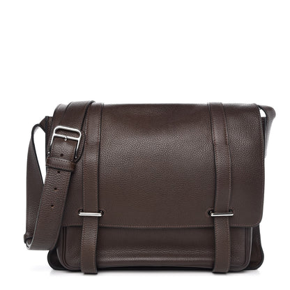 Hermes Taurillon Clemence Steve 35 Chocolate 1 of 7