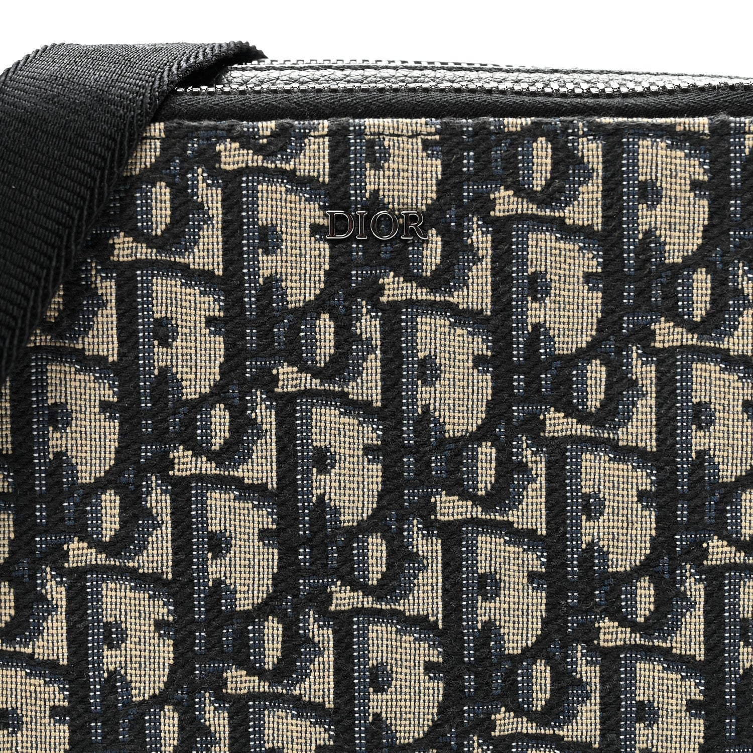 Christian Dior Oblique Messenger Pouch Black 7 of 10