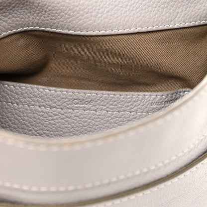 Chloe Calfskin Medium Marcie Round Crossbody Bag Cashmere Grey 9 of 32