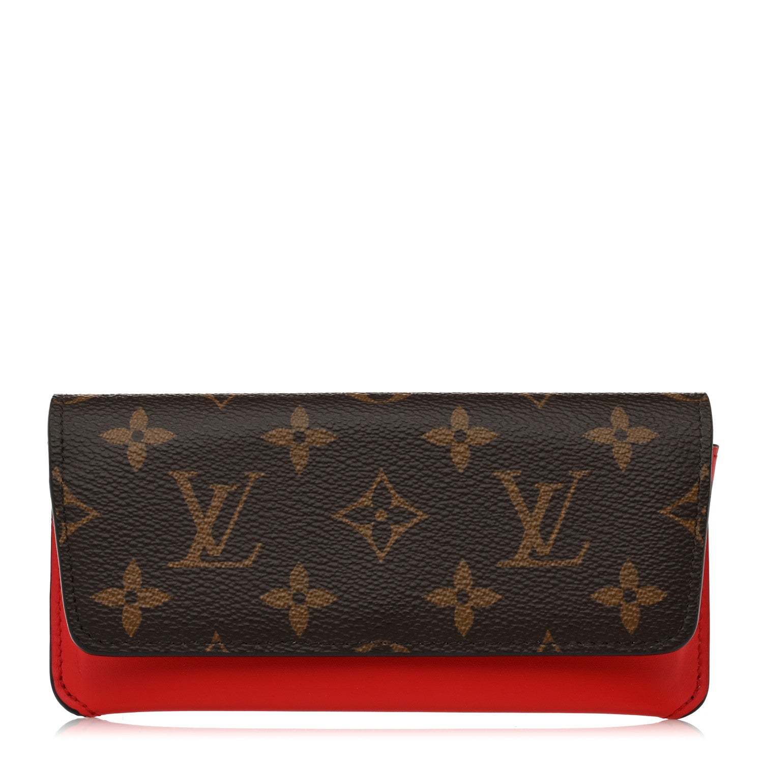 Louis Vuitton Monogram Woody Sunglass Case Rouge 1 of 8