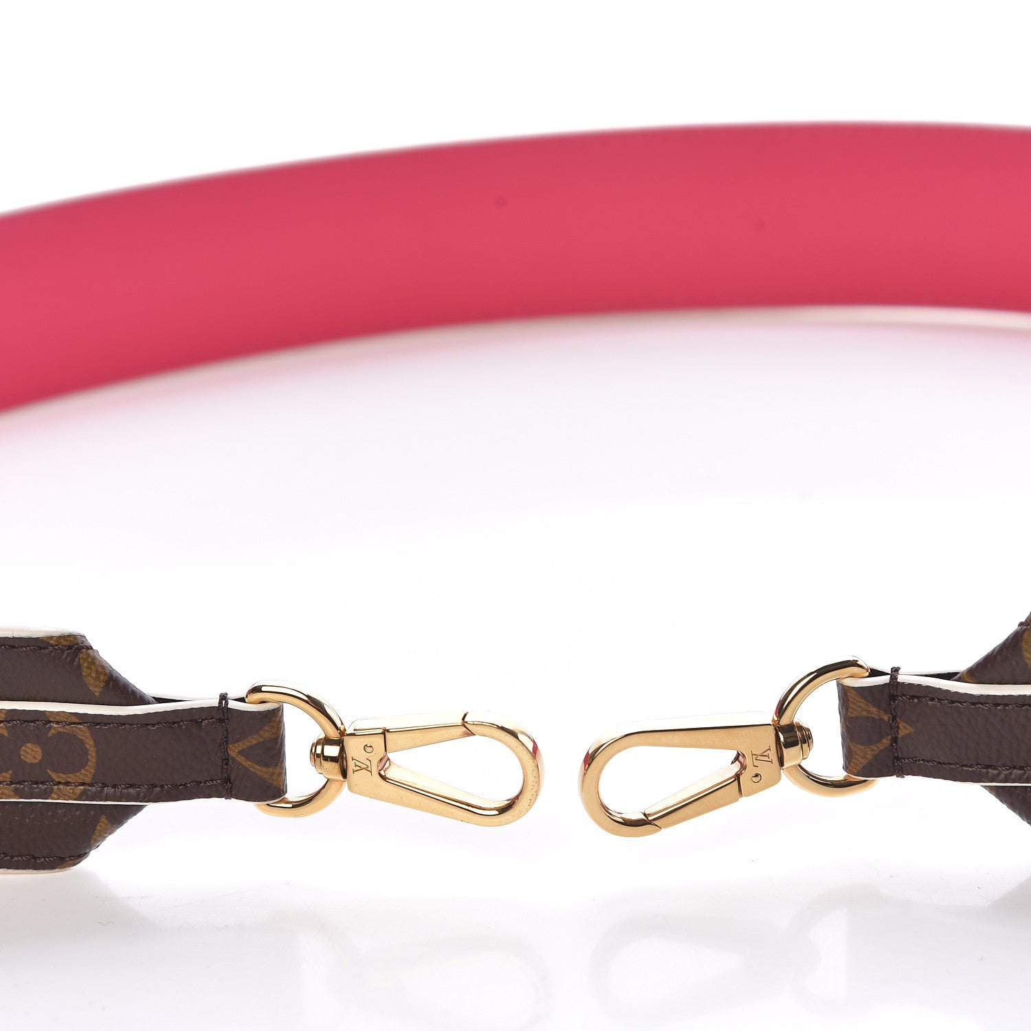 Louis Vuitton Monogram Bandouliere Shoulder Strap Hot Pink 5 of 11
