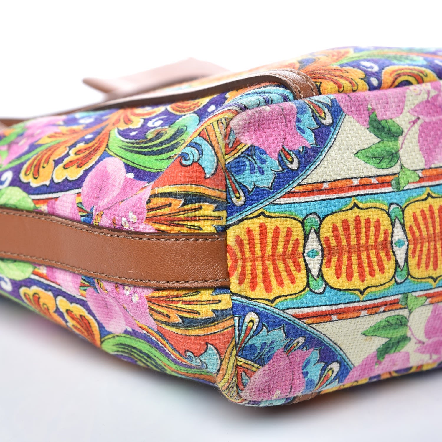 Dolce & Gabbana Printed Canvas Shopping Tote Multicolor 8 of 14