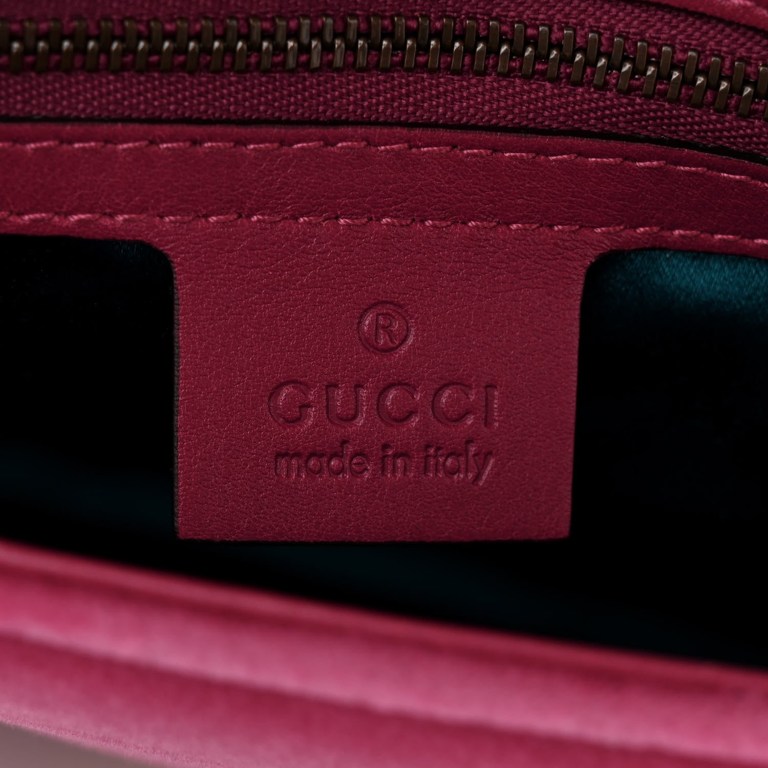 Gucci Velvet Matelasse Blind for Love Embroidered Medium GG Marmont Shoulder Bag Light Raspberry Rose Multicolor 6 of 10