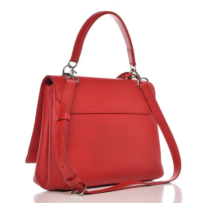 Louis Vuitton Soft Calfskin Lockme II Top Handle Rubis 3 of 10