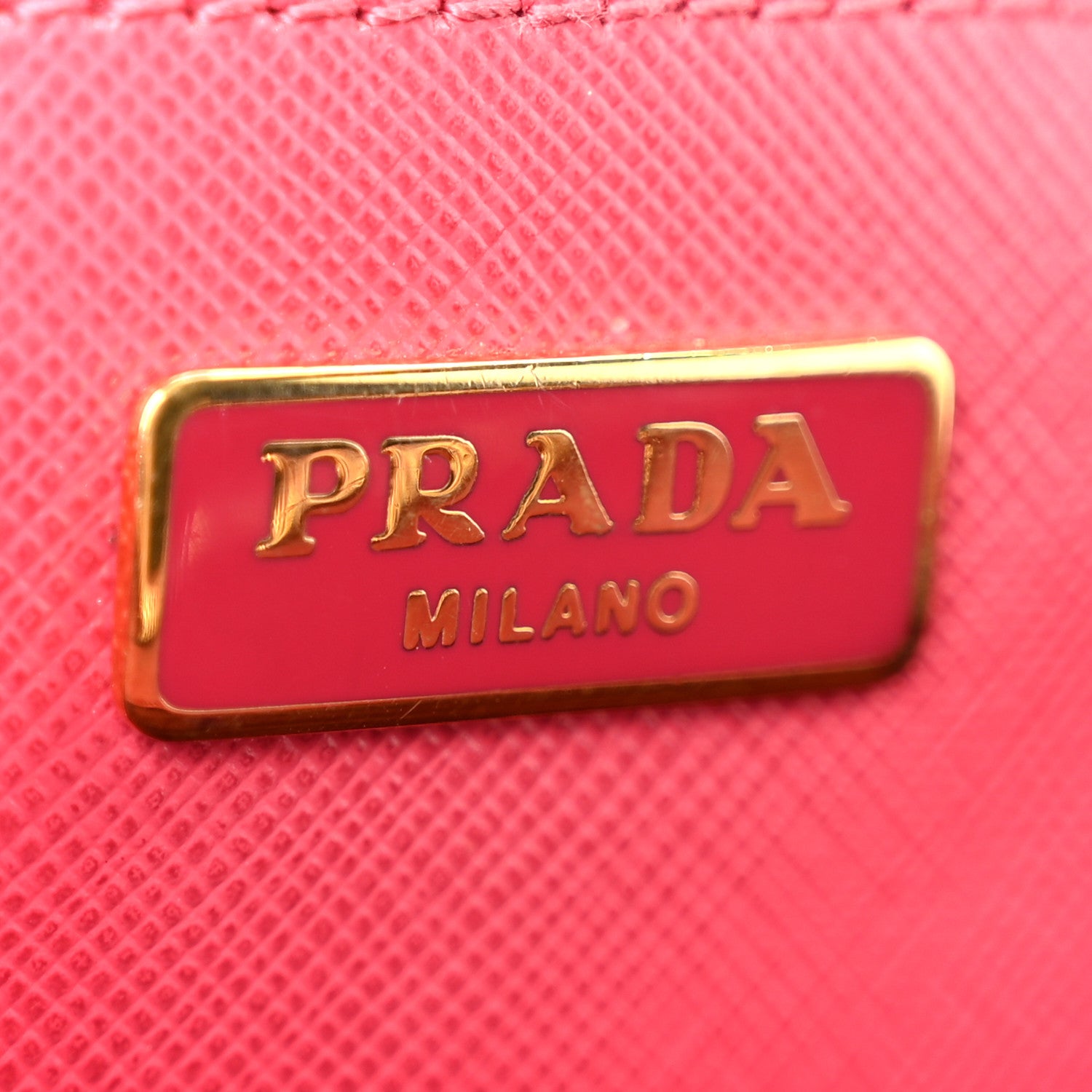 Prada Saffiano Lux Mini Promenade Tote Fuxia 6 of 10