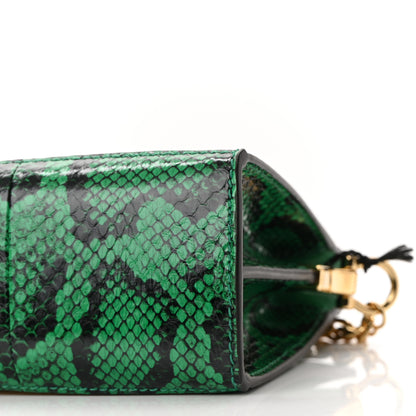 Gucci Raffia Elaphe GG Small Ophidia Chain Shoulder Bag Natural New Shamarock 12 of 13