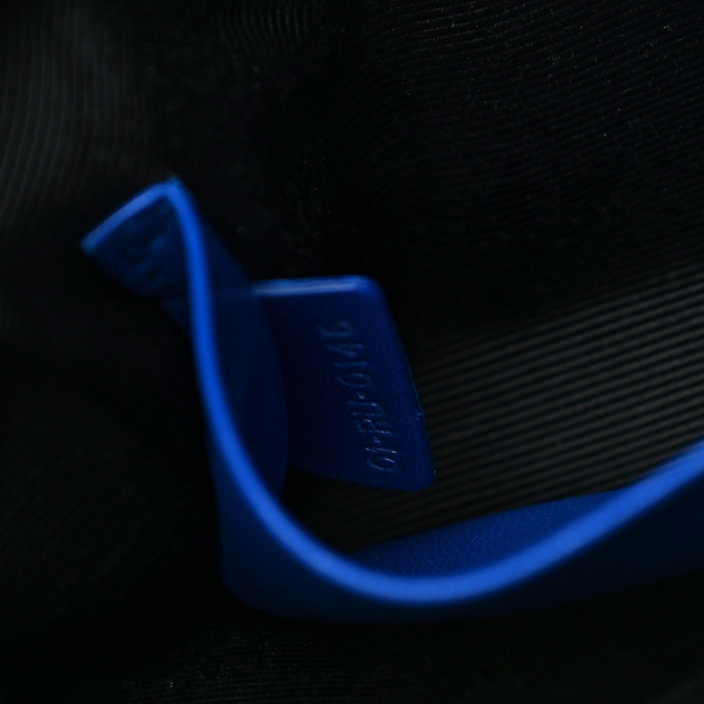 Lambskin Mesh Cannage Embroidered Large Stardust Backpack Blue